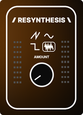 YOURDRUM™ Resynthesis section
